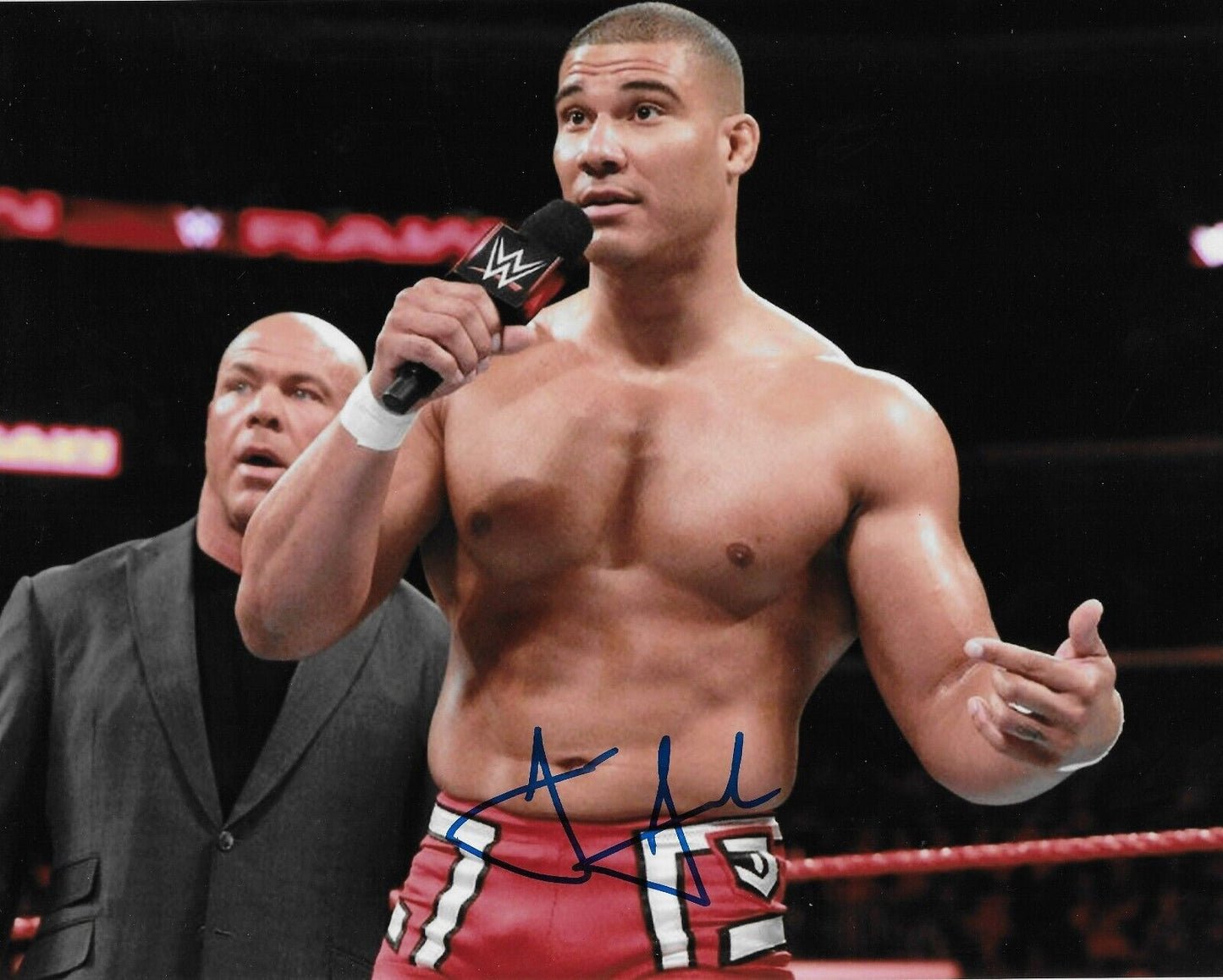 Photo autographiée de Jason Jordan Wrestling WWE NXT 8x10 #1 Original