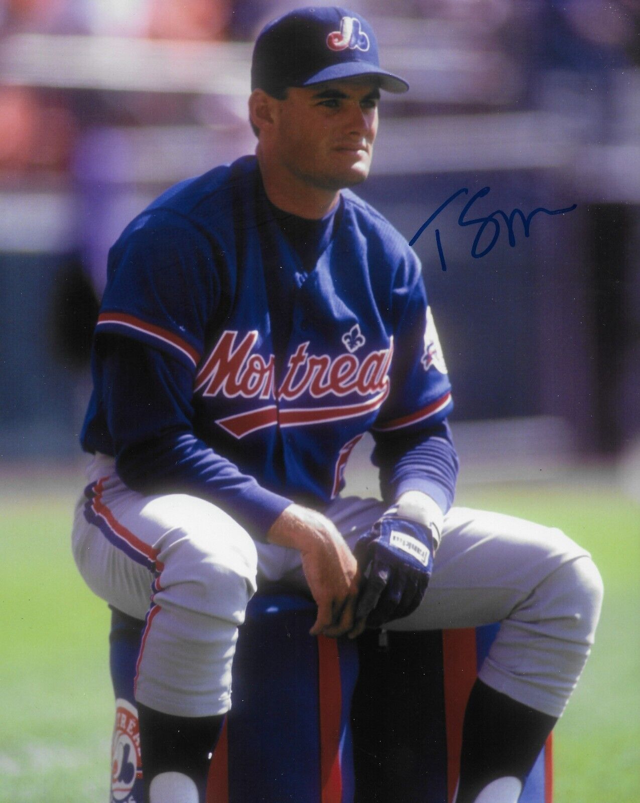 Signed Tim Spehr Montreal Expos Autographed 8x10 Photo #1 Original