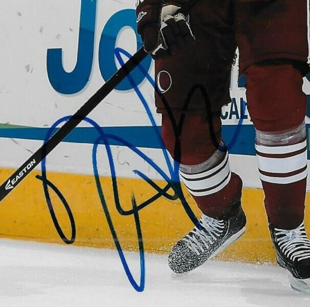 Photo autographiée 8x10 des Coyotes de l'Arizona signée David Rundblad #2
