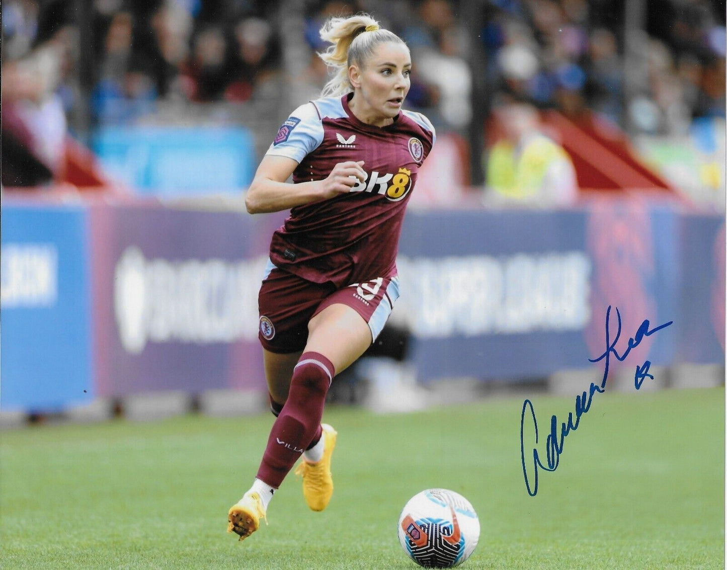 Signed Adriana Leon Team Canada Womens Soccer Autographed 8x10 Photo #4 Original