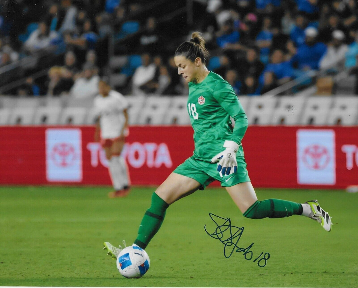 Signed Sabrina D'Angelo Team Canada Womens Soccer 8x10 Photo #3 Original