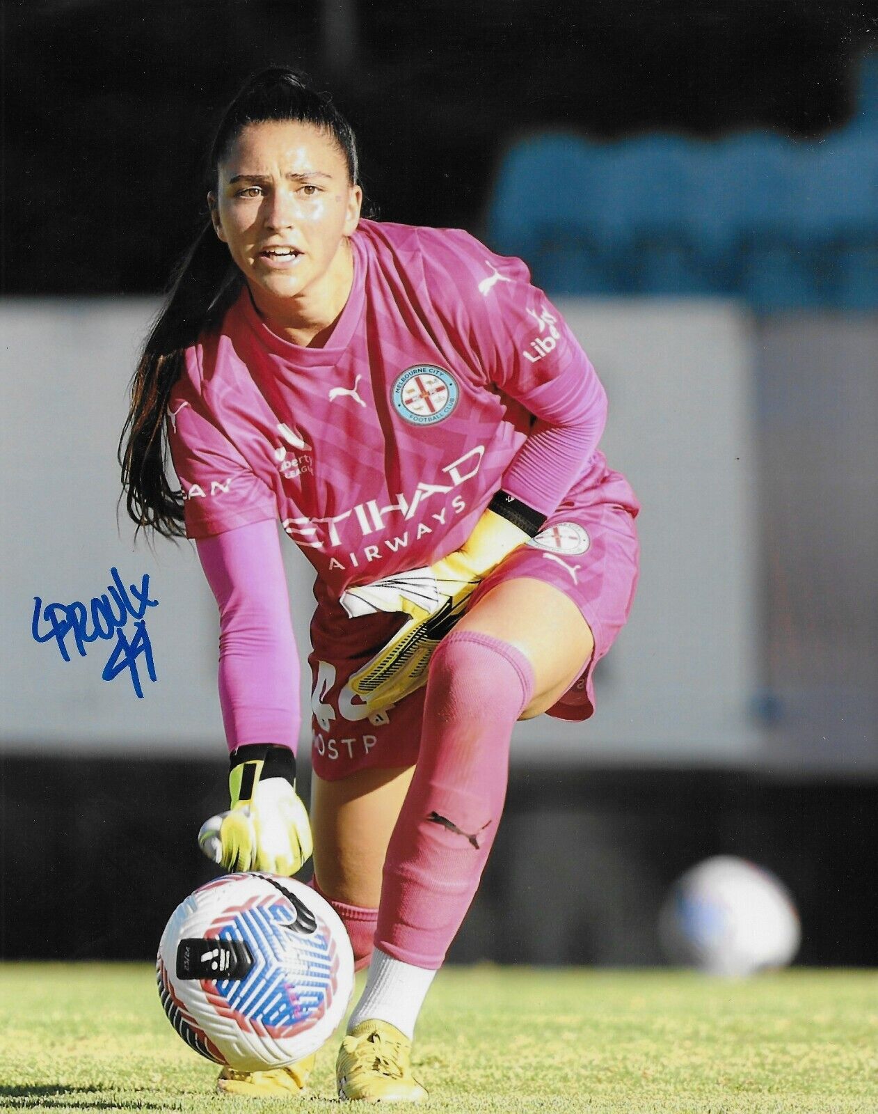 Signed Lysianne Proulx Team Canada Womens Soccer 8x10 Photo #1 Original