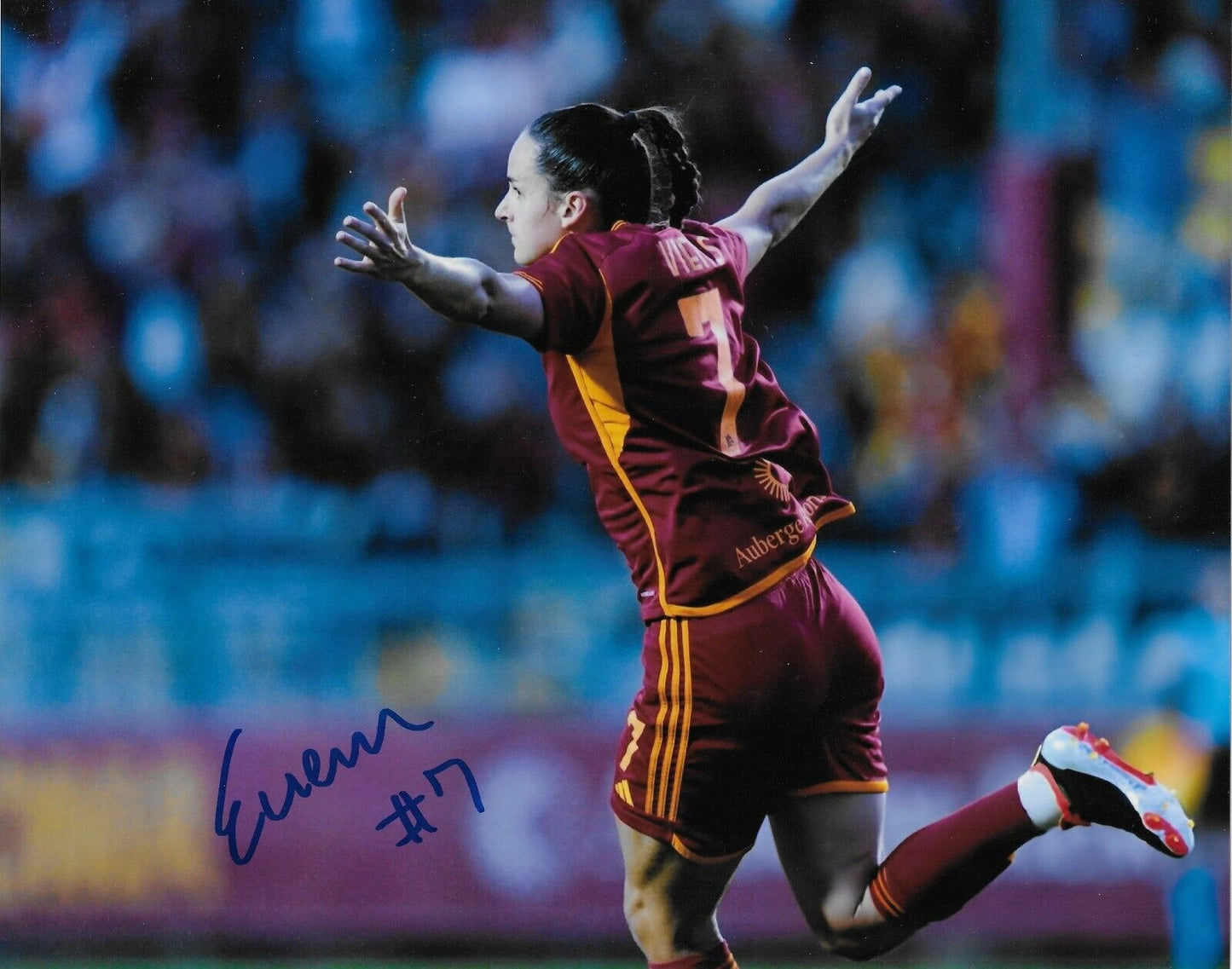 Signed Evelyne Viens Team Canada Womens Soccer Autographed 8x10 Photo 4 Original