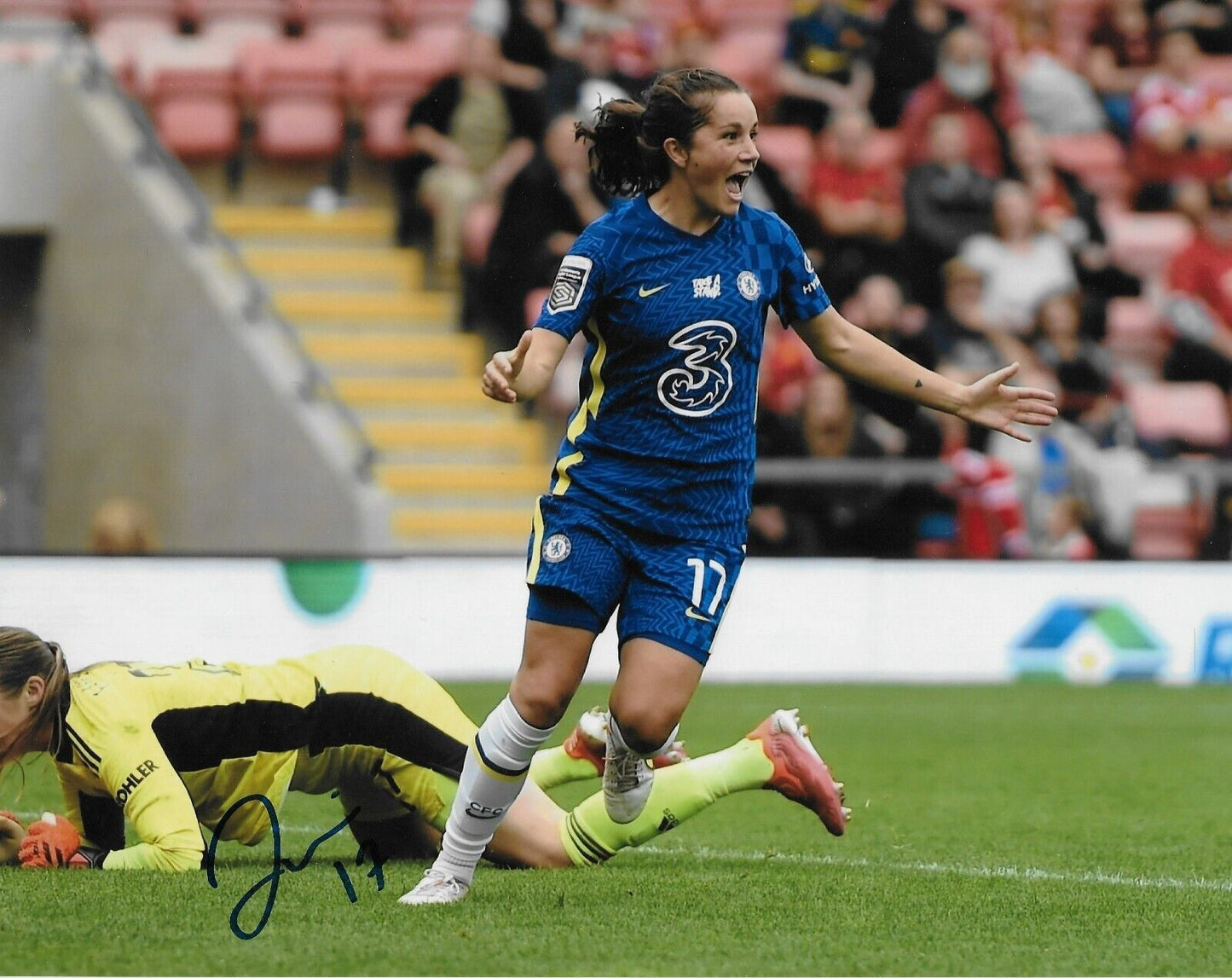 Signed Jessie Fleming Team Canada Womens Soccer Autographed 8x10 Photo #5