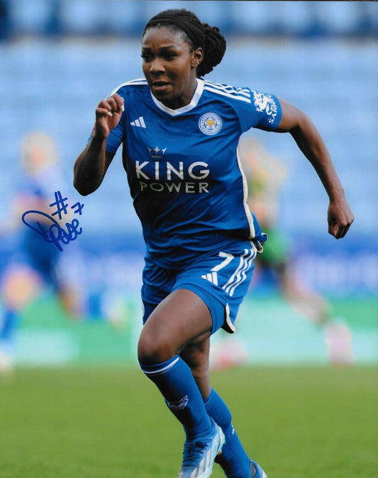 Photo autographiée 8x10 de l'équipe canadienne de soccer féminin de Deanna Rose #3 originale
