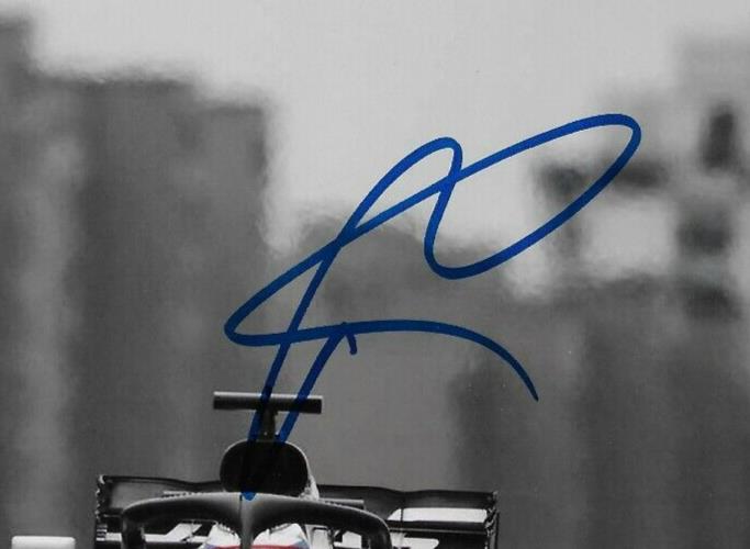 Signed Romain Grosjean Formula 1 Haas Racing Autographed 8x10 Photo #3 Original