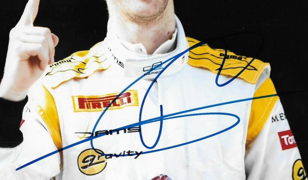 Signed Romain Grosjean Formula 1 Haas Racing Autographed 8x10 Photo #4 Original