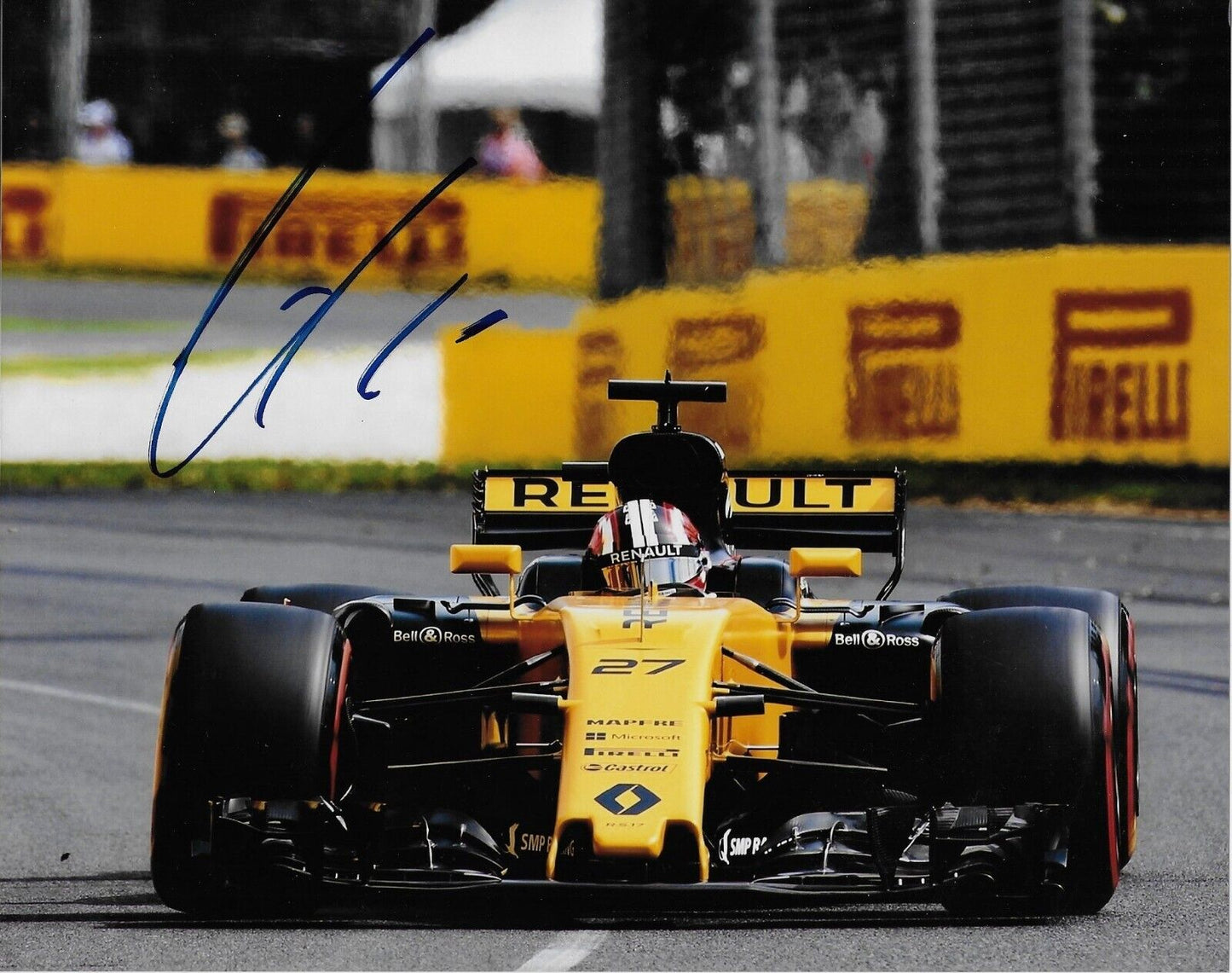Signed Nico Hulkenberg Formula 1 Renault Racing 8x10 Photo #5 Original