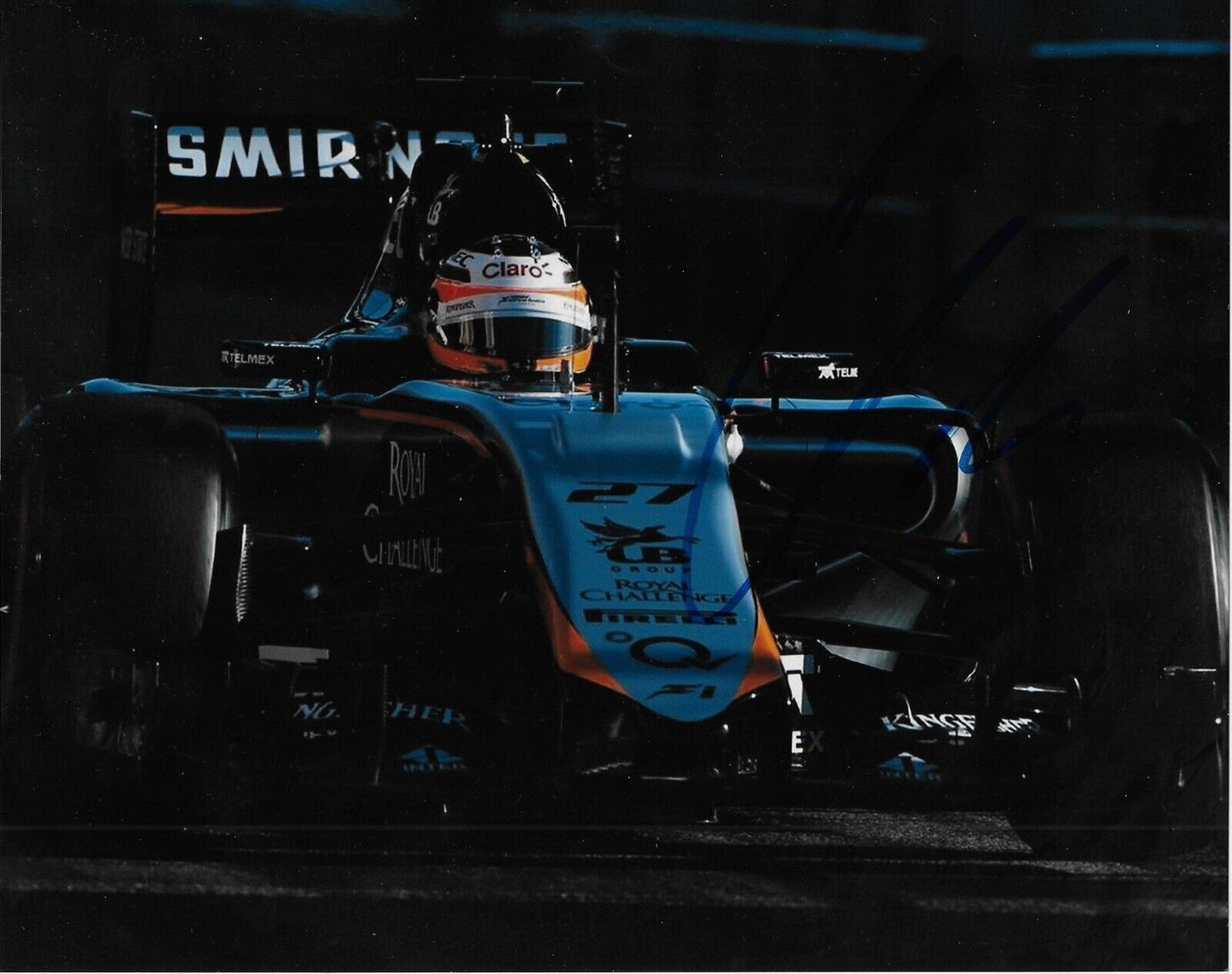 Signed Nico Hulkenberg Formula 1 Renault Racing 8x10 Photo #11 Original