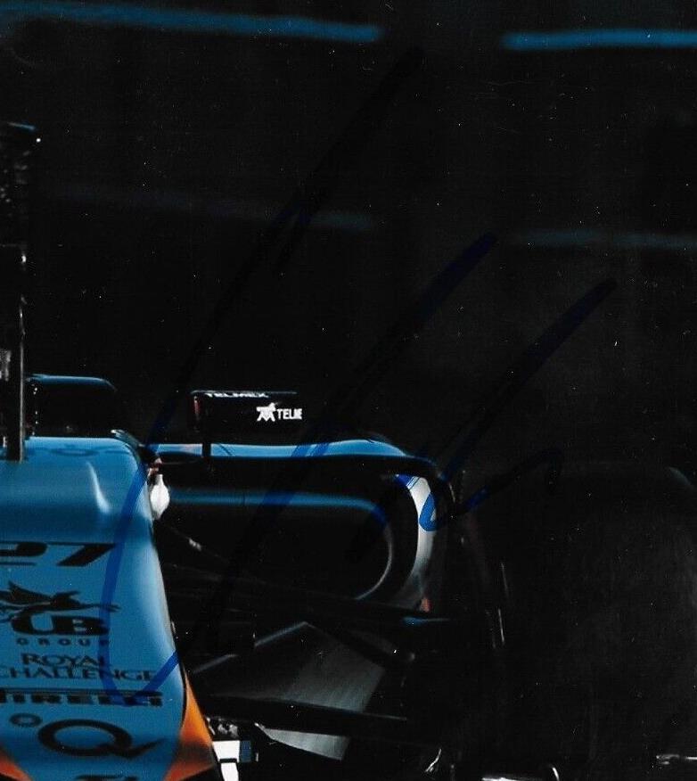 Signed Nico Hulkenberg Formula 1 Renault Racing 8x10 Photo #11 Original