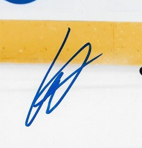 Signed Lias Andersson Montreal Canadiens Autographed 8x10 Photo #2 Original
