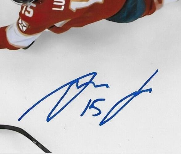 Signed Anton Lundell Florida Panthers Autographed 8x10 Photo #1 Original
