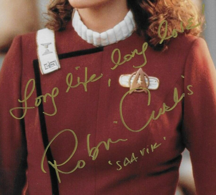 Signed Robin Curtis Star Trek Lt, Saavik Autographed 8x10 Photo #1 Original