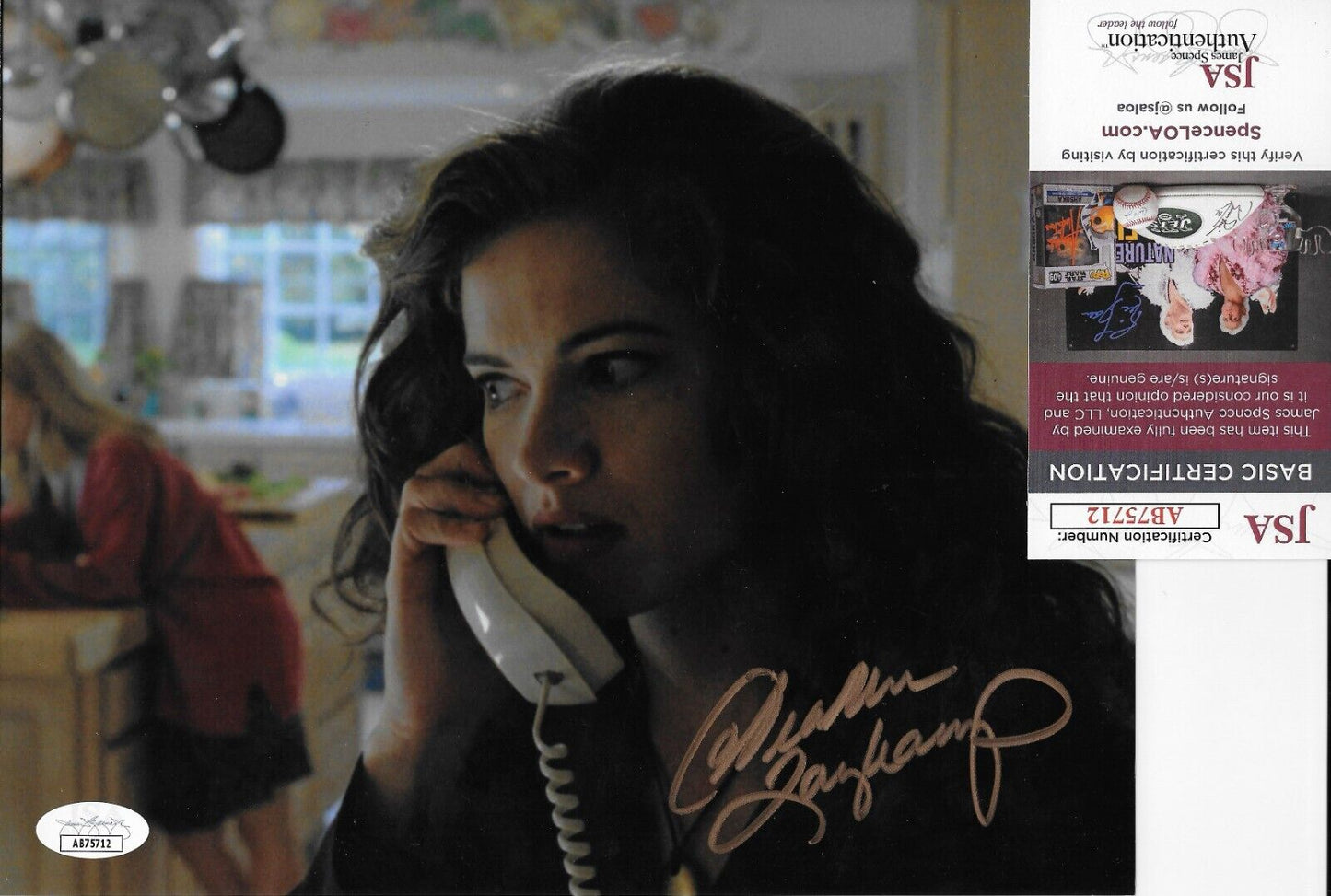 Photo signée Heather Langenkamp Nightmare On Elm Street 8x10 #2 Original avec JSA