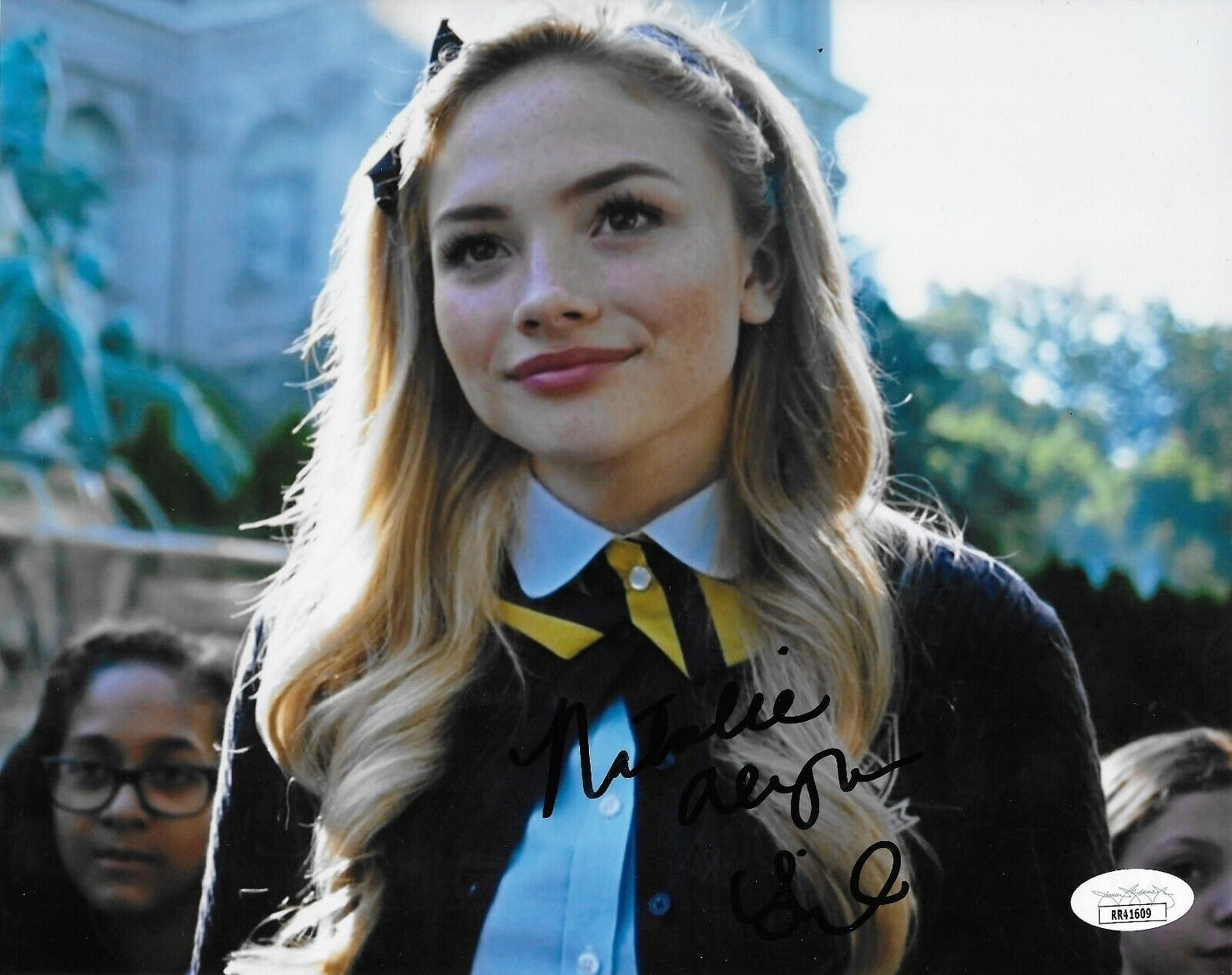 Photo 8x10 autographiée signée par Natalie Alyn Lind #2 Authentification JSA originale