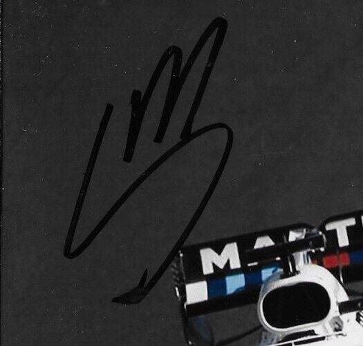 Photo originale signée Lance Stroll Williams Martini Racing Formule 1 8x10 #4