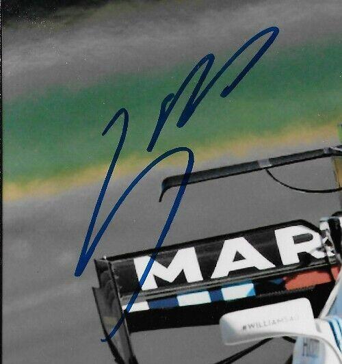 Signed Lance Stroll Williams Martini Racing Formula 1 8x10 Photo #1 Original
