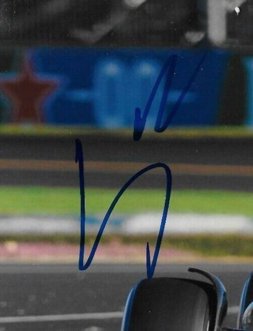 Signed Lance Stroll Aston Martin Cognizant Formula 1 8x10 Photo #6 Original