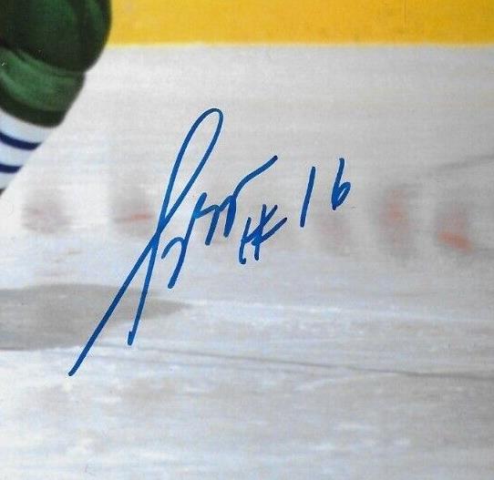 Signed Sylvain Turgeon Hartford Whalers Autographed 8x10 Photo #5 Original
