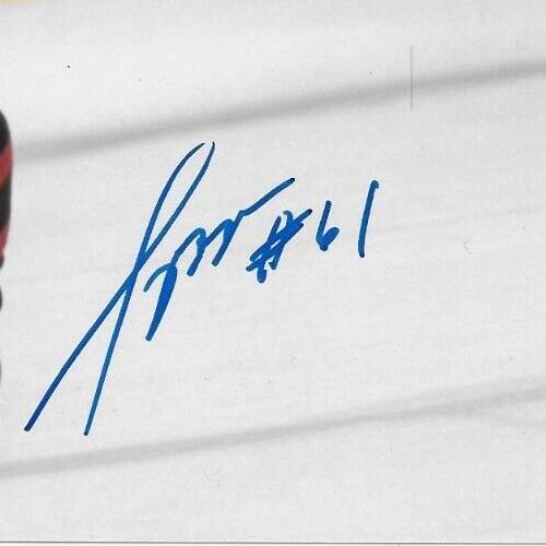 Photo autographiée 8x10 signée Sylvain Turgeon Sénateurs d'Ottawa #4 Original
