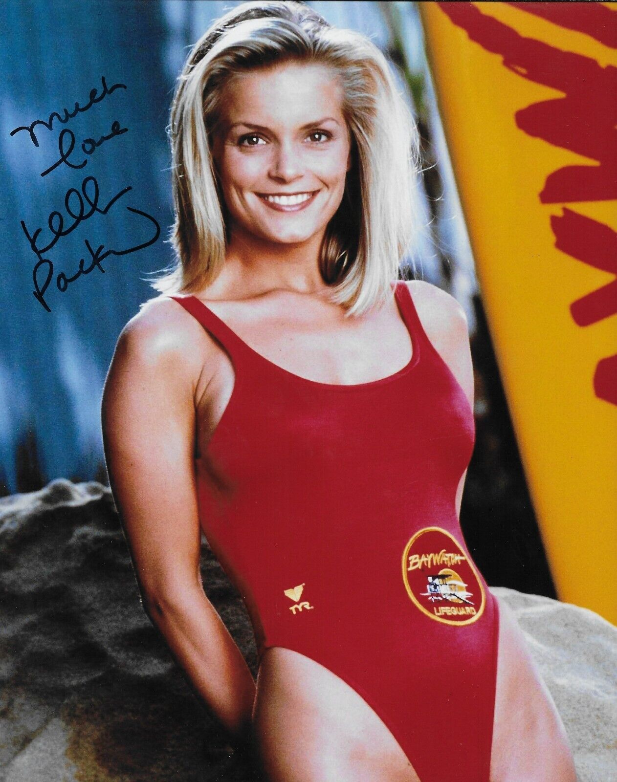 Signed Kelly Packard Baywatch California Dreams 8x10 Photo #1 Original