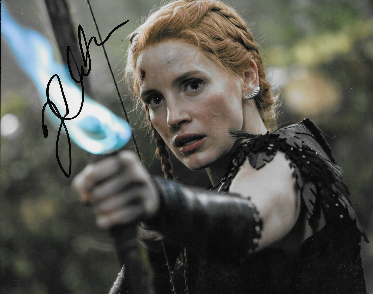 Photo dédicacée 8x10 de Jessica Chastain The Huntsman #2 Original