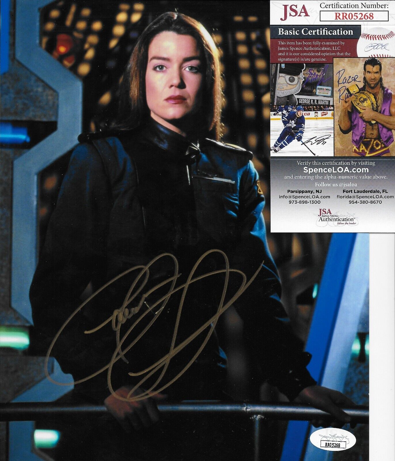Signed Claudia Christian Babylon 5 8x10 Photo #1 Original w JSA Authentication