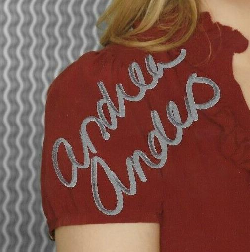 Signed Andrea Anders TV and Film Actress Autographed 8x10 Photo #1 Original