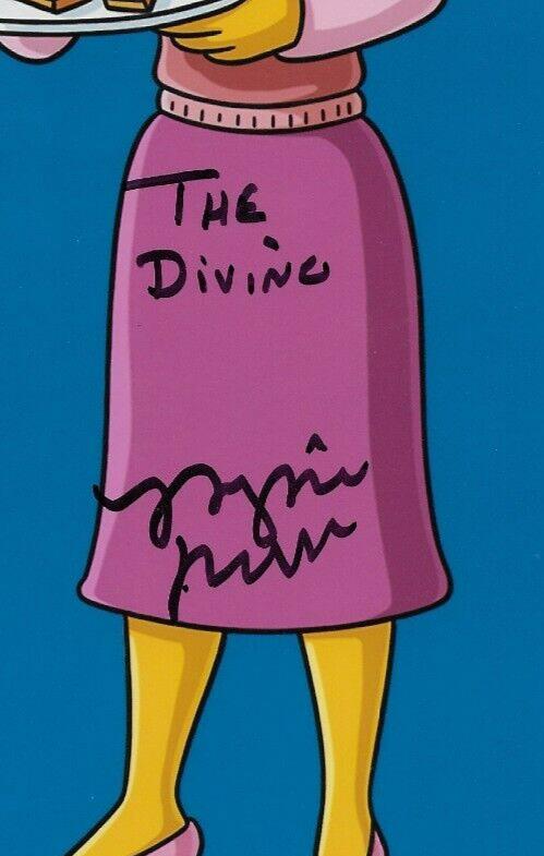 Photo dédicacée 8x10 des Simpsons signée Maggie Roswell #1 Original