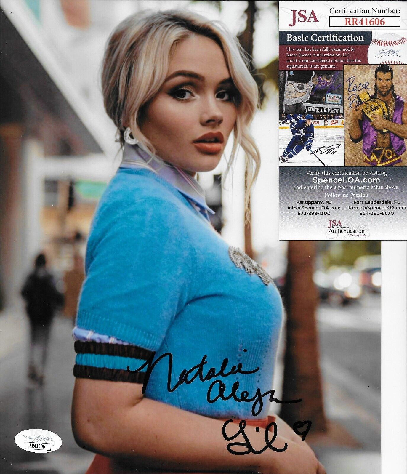Signed Natalie Alyn Lind Autographed 8x10 Photo #3 Original JSA Authentication
