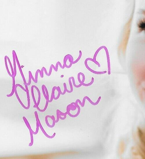 Photo 8x10 signée Ginna Claire Mason, actrice de Broadway, n°1, originale