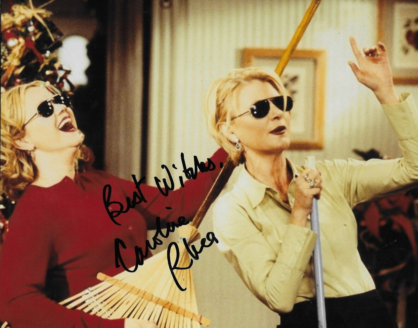 Signed Caroline Rhea Sabrina the Teenage Witch Autographed 8x10 Photo 2 Original