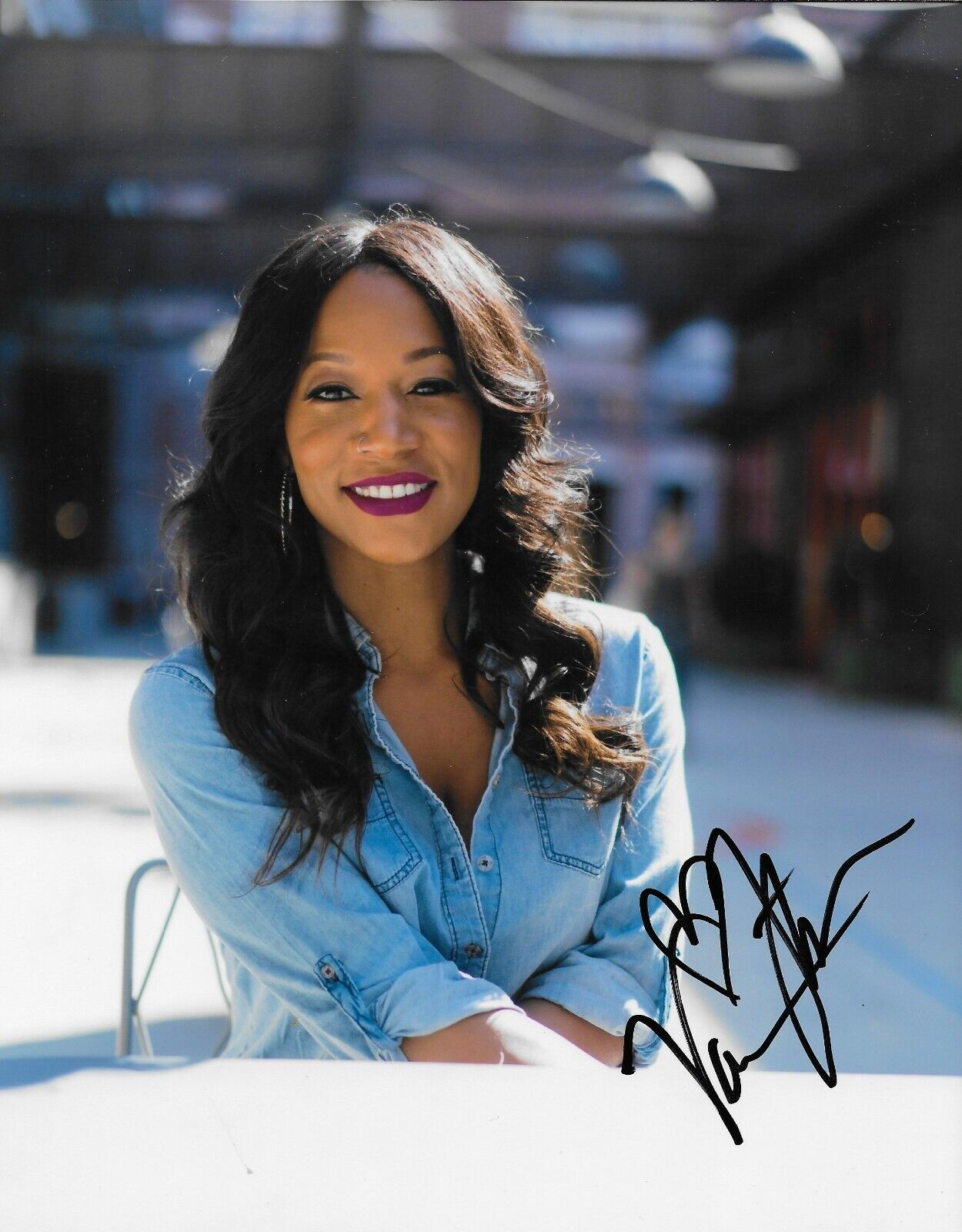 Signed Vanessa Fraction Barbershop 2 Praise This 8x10 Photo #2 Original