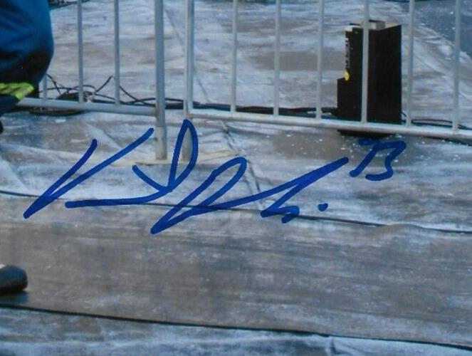 Signed Vincent Desharnais Edmonton Oilers Autographed 8x10 Photo #4 Original