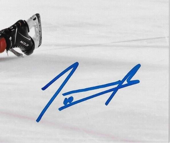 Photo autographiée 8x10 des Canadiens de Montréal signée Joshua Roy #6 Original