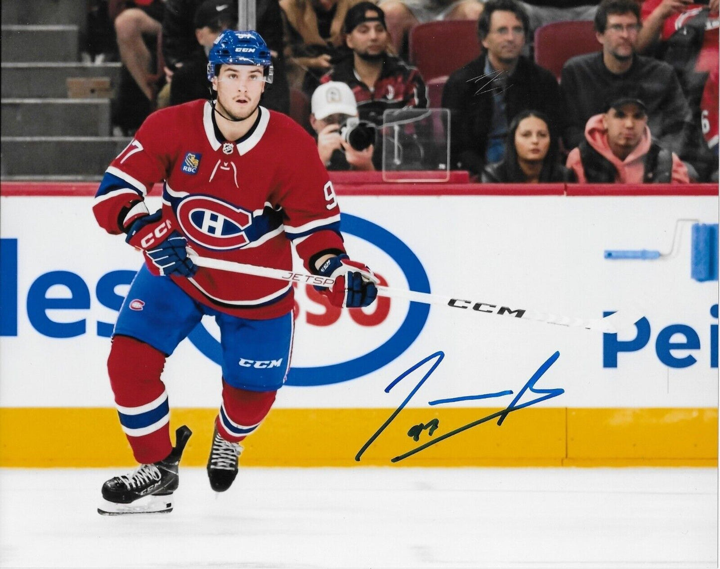 Signed Joshua Roy Montreal Canadiens Autographed 8x10 Photo #4 Original