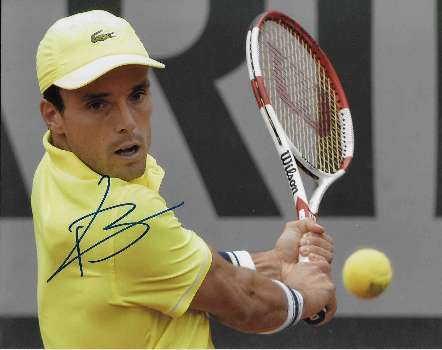 Signed Roberto Bautista Agut ATP Tennis Autographed 8x10 Photo #1 Original