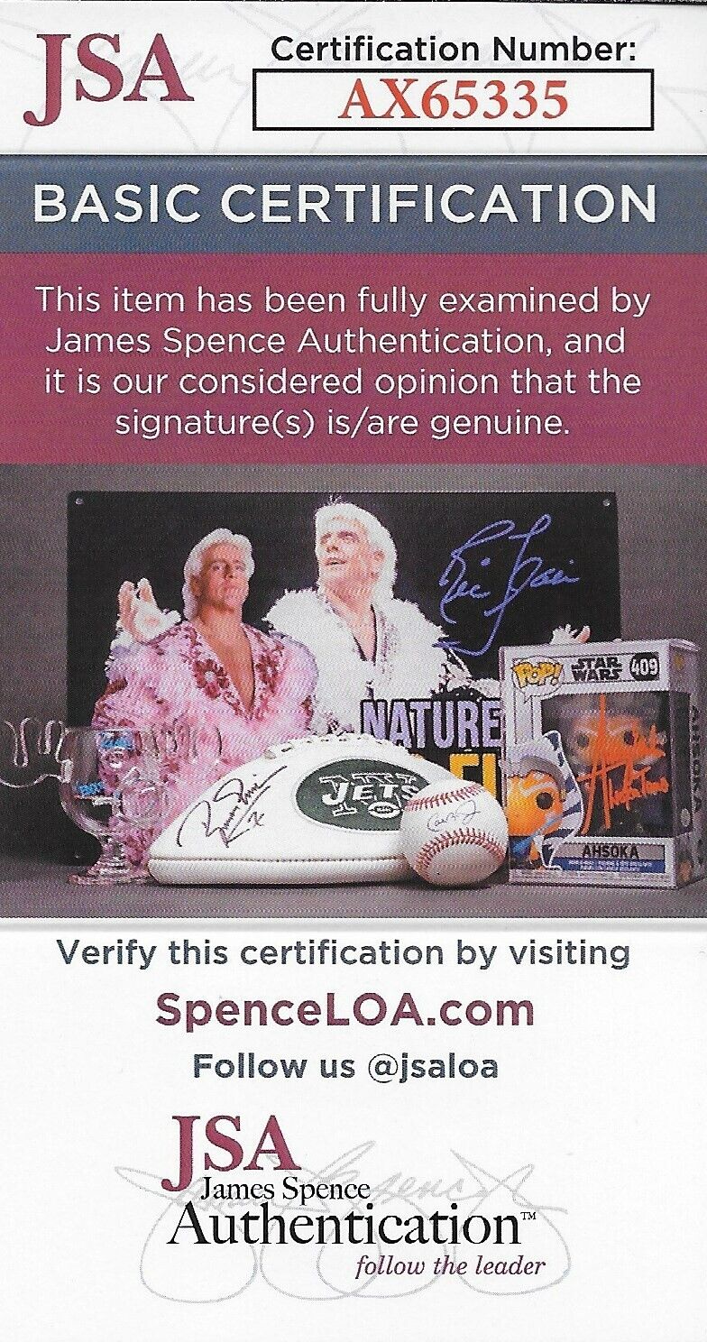 Photo originale signée Holger Rune ATP Tennis 8x10 #3 avec authentification JSA