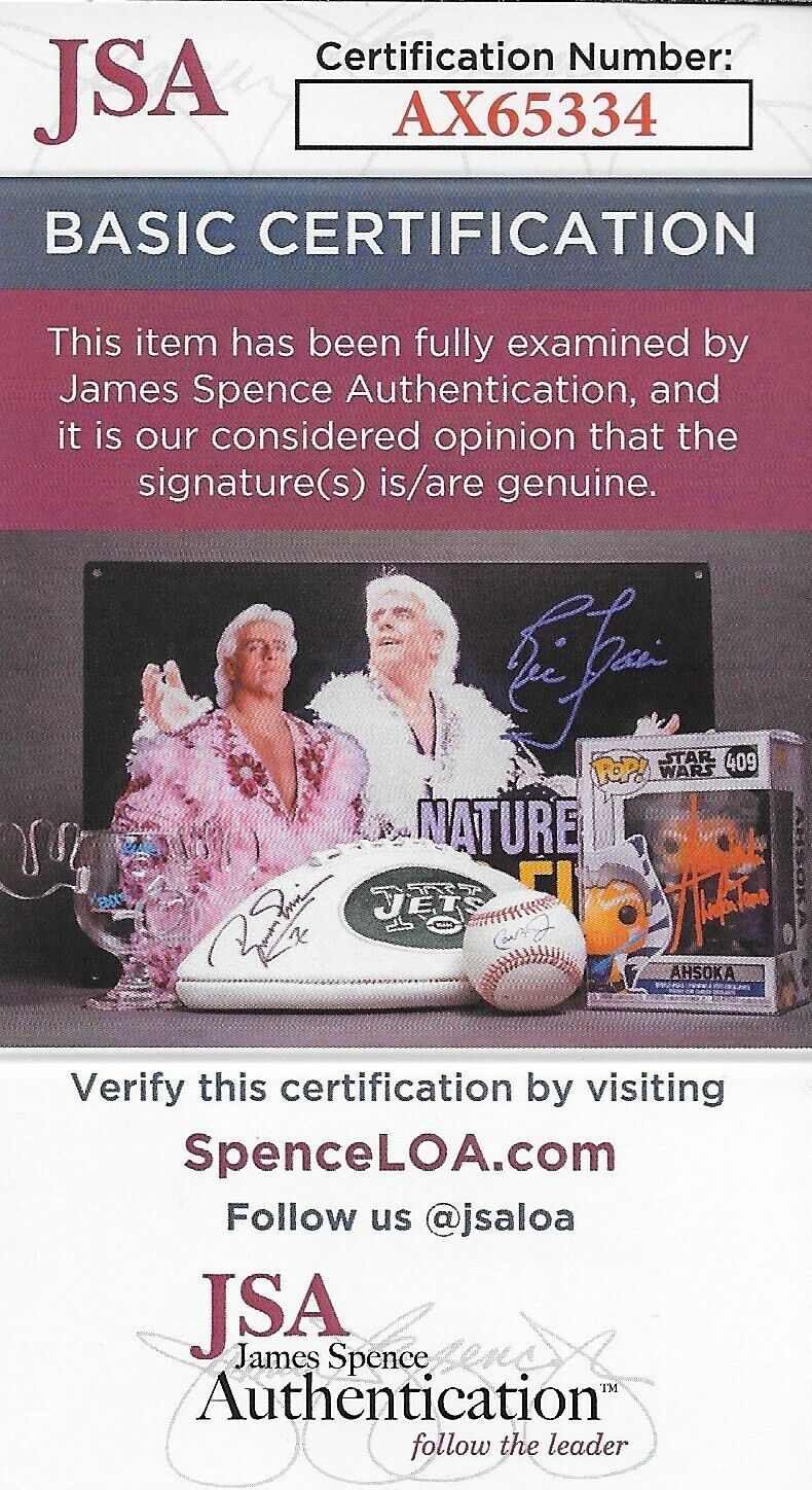 Photo originale signée Holger Rune ATP Tennis 8x10 #4 avec authentification JSA