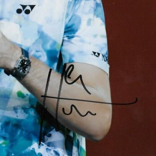 Photo 8x10 originale signée Hubert Hurkacz ATP Tennis #5 avec authentification JSA