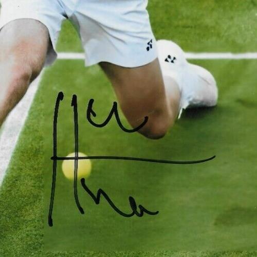 Photo originale signée Hubert Hurkacz ATP Tennis 8x10 #6 avec authentification JSA