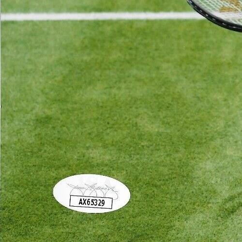 Photo originale signée Hubert Hurkacz ATP Tennis 8x10 #6 avec authentification JSA