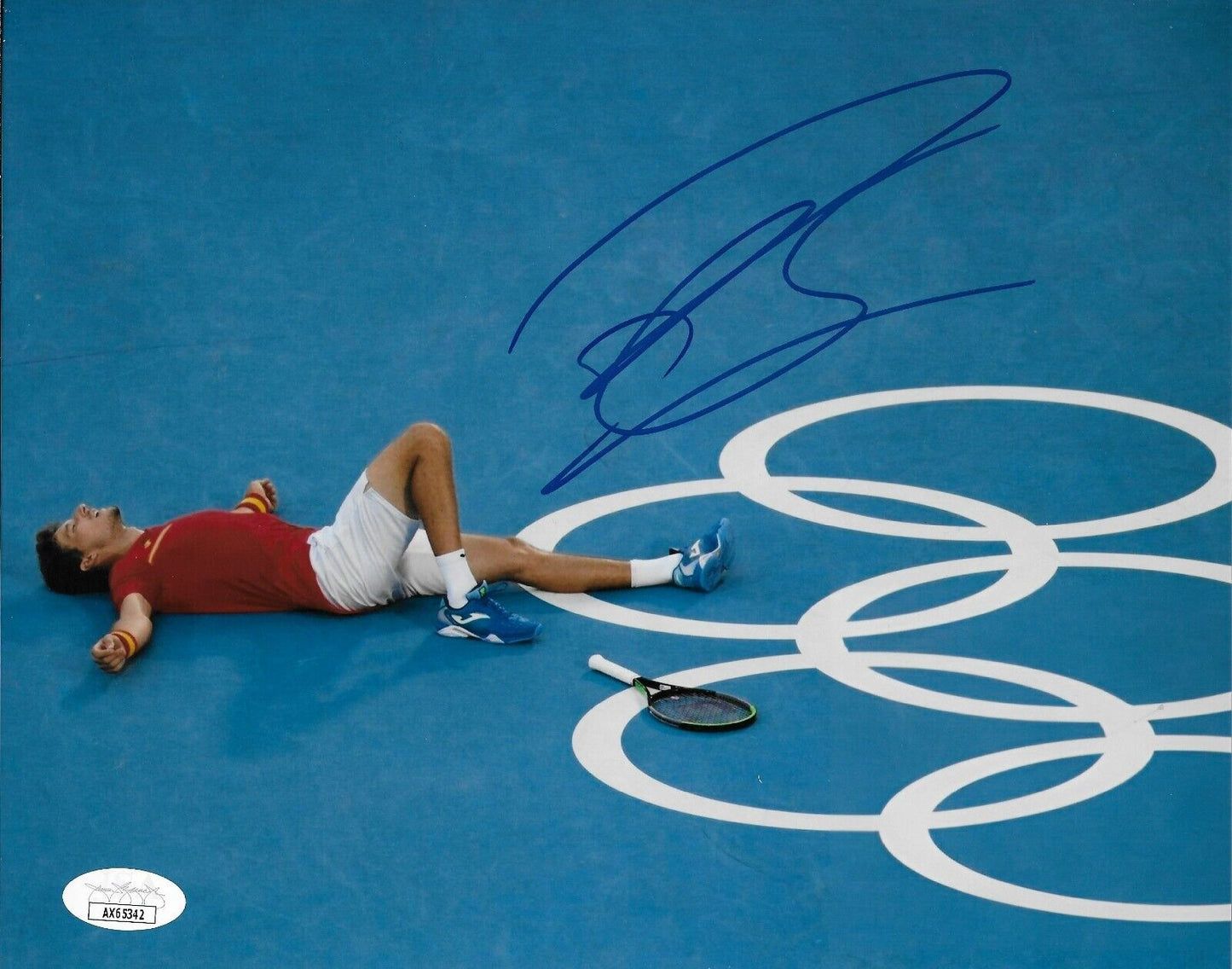 Signed Pablo Carreno Busta ATP Tennis 8x10 Photo 2 Original w JSA Authentication