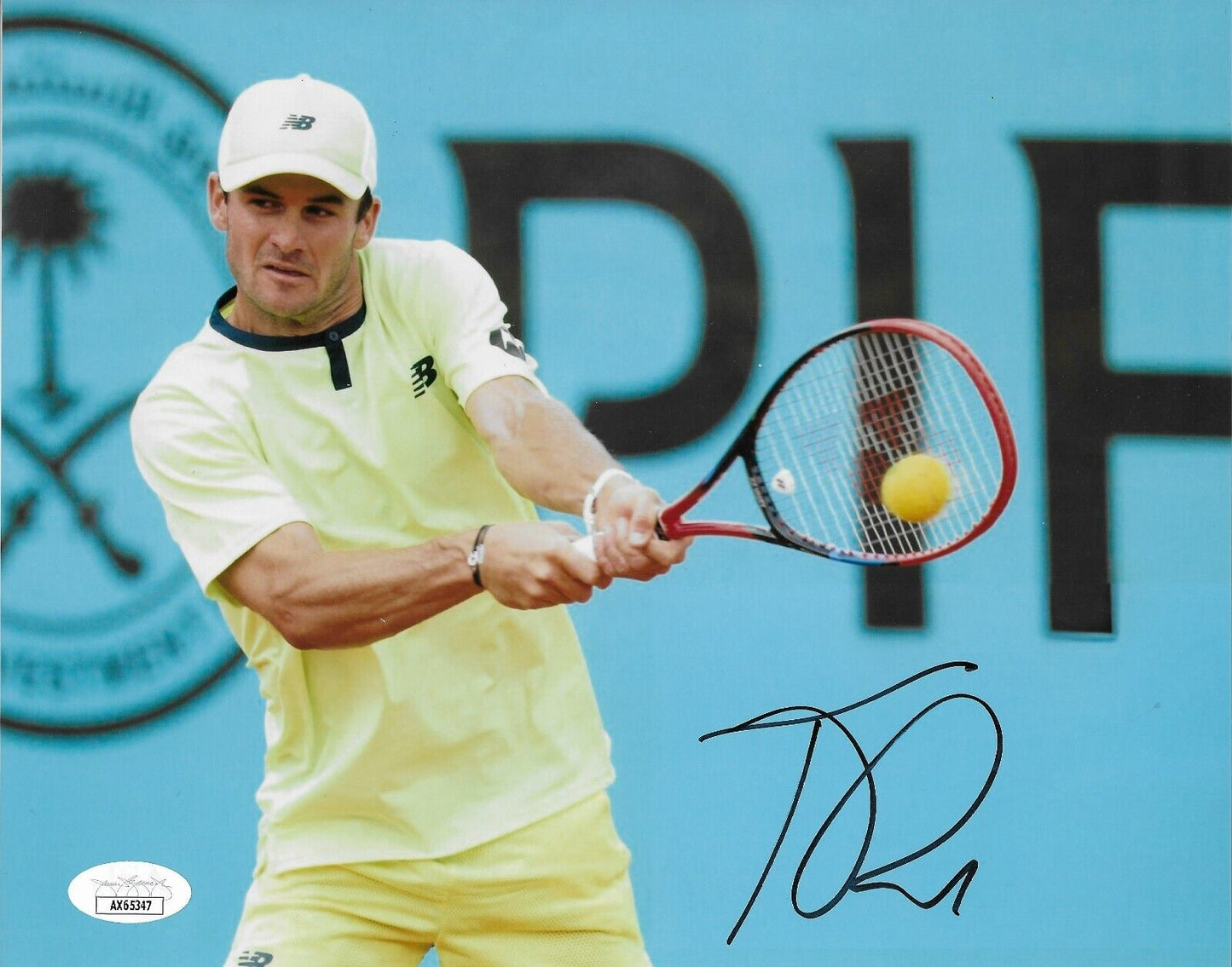 Signed Tommy Paul ATP Tennis 8x10 Photo #2 Original with JSA Authentication
