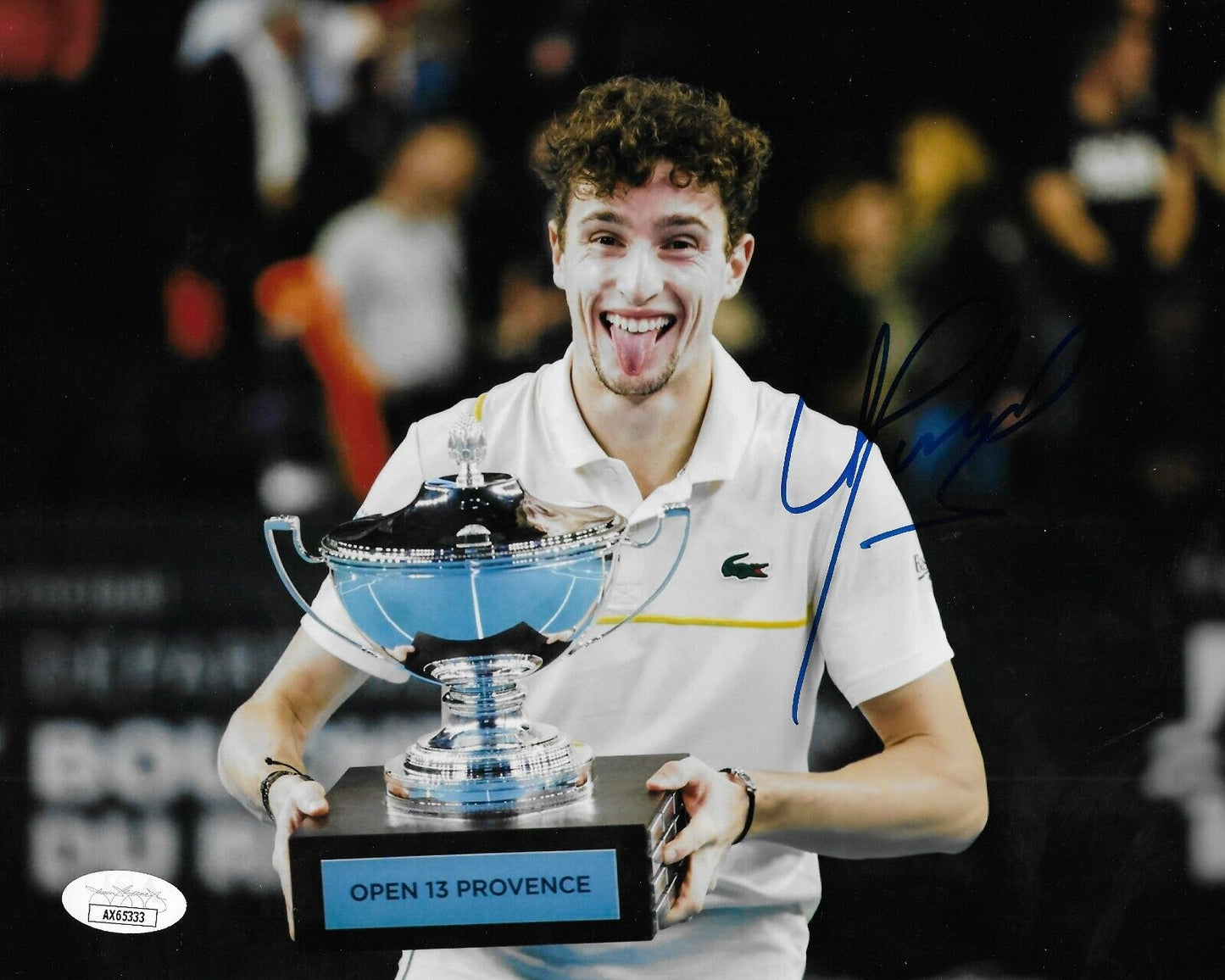 Signed Ugo Humbert ATP Tennis 8x10 Photo #4 Original with JSA Authentication