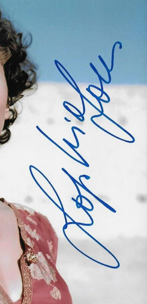 Signed Sophia Loren Autographed Original 8x10 Photo #2 with JSA Authentication