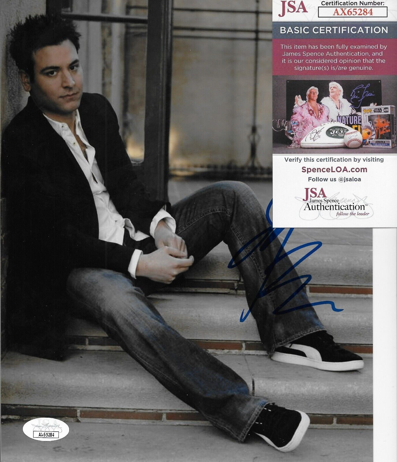 Signed Josh Radnor How I Met Your Mother 8x10 Photo #4 with JSA Authentication