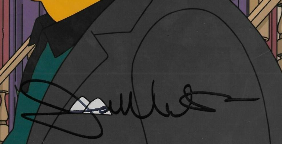 Photo originale 8x10 des Simpsons signée par Joe Mantegna #2 avec authentification JSA