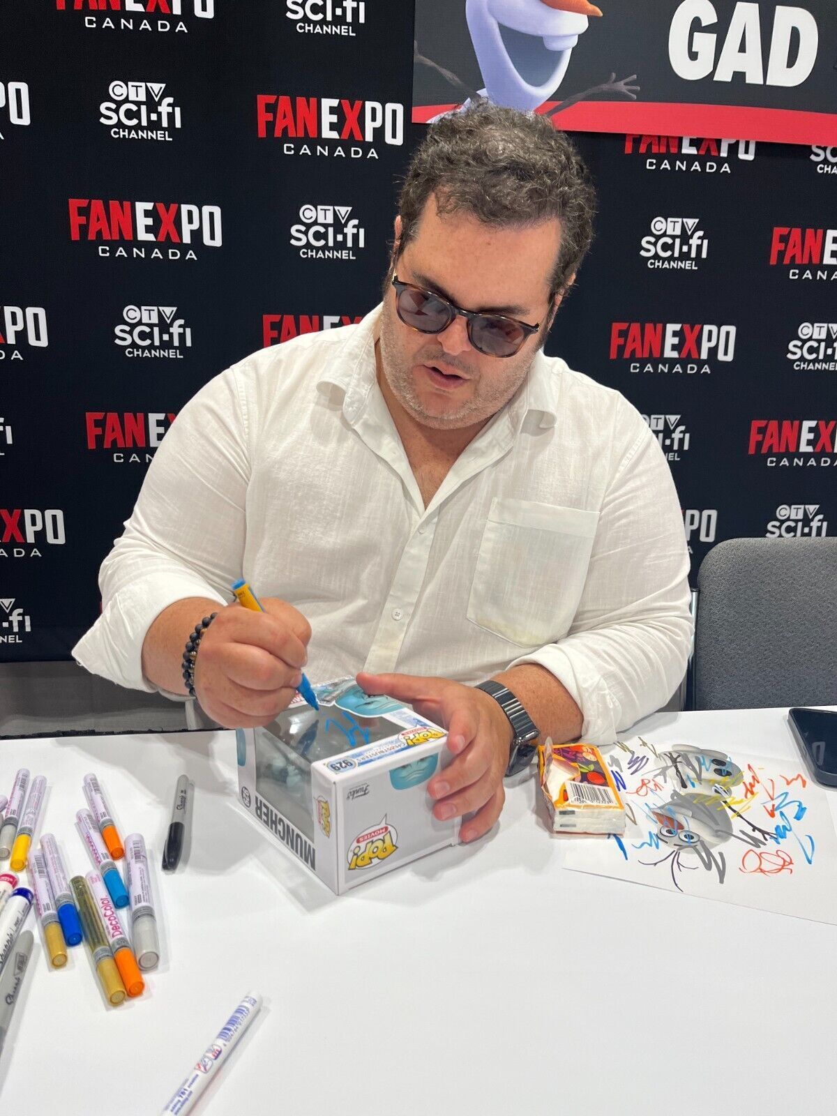 Funko Pop Ghostbusters Muncher autographié par Josh Gad et certifié JSA avec preuve