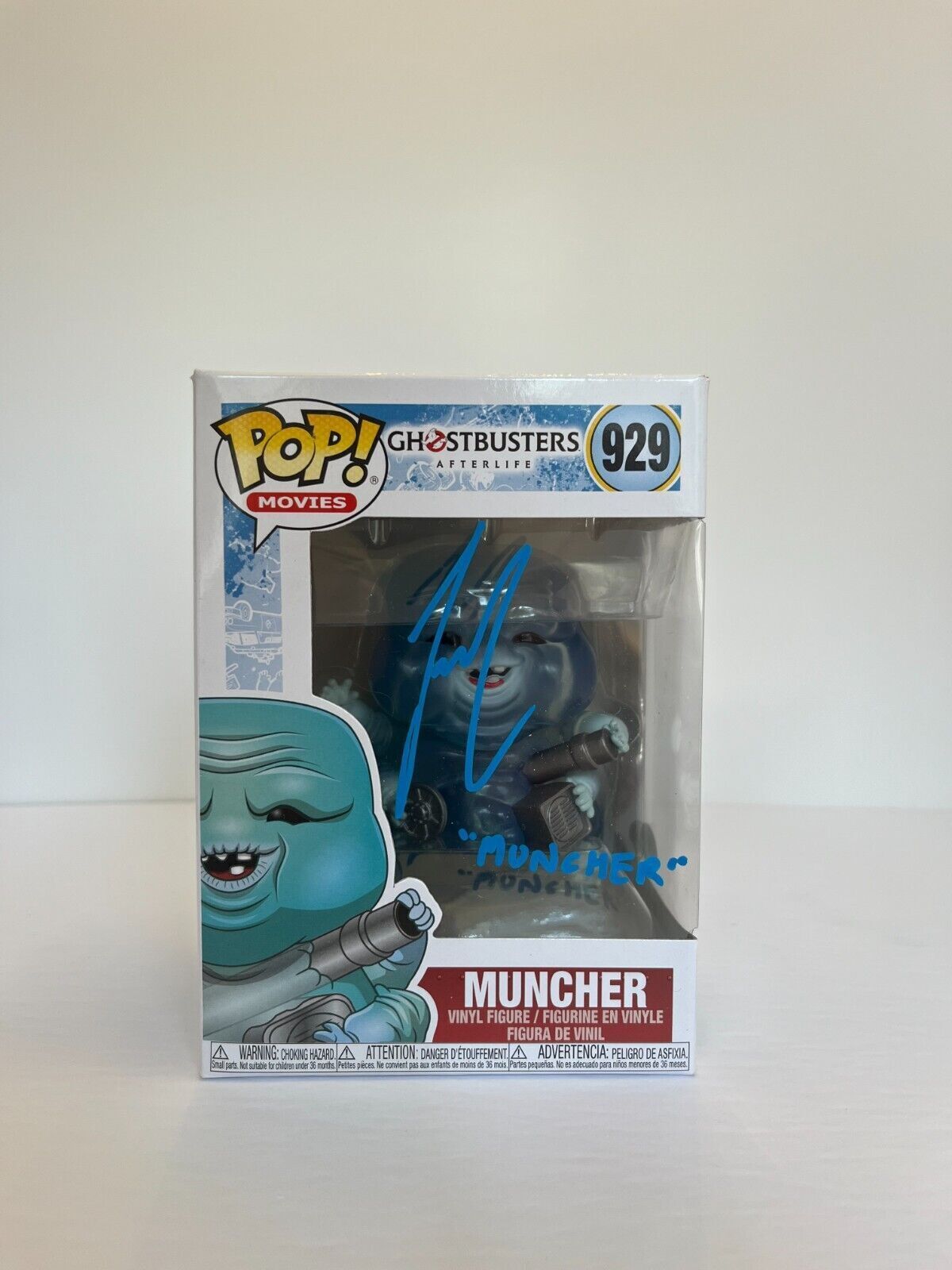 Funko Pop Ghostbusters Muncher autographié par Josh Gad et certifié JSA avec preuve